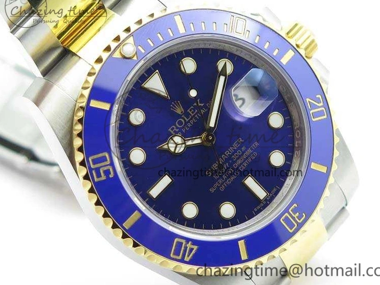 0401 Submariner 116613LB Wrapped SS YG VRF 1:1 Best Edition Blue Dial A Fashionable 3533